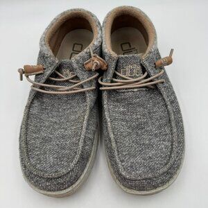 Hey Dude Womens Cindy Shoes Dark Grey Size 7 Casual Comfort